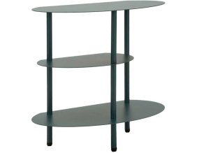 Table de chevet en métal Saturn 49.5 x 27.5 x 49.5 cm (Vert)