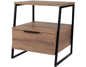 Table de chevet avec rangements Pal (Bois)
