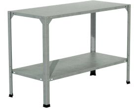 Table double de rempotage en acier