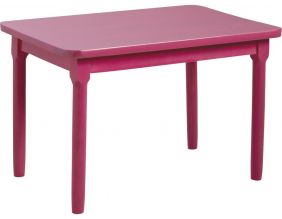 Table enfant en hêtre (Framboise)