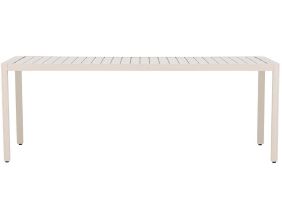 Table extérieure en aluminium 200 x 90 x 72 cm Giardini (Beige)