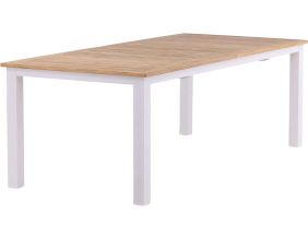 Table de jardin extensible Panama (Blanc)