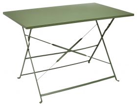 Table de jardin pliante Palerme  110 x 70 cm (Vert kaki)