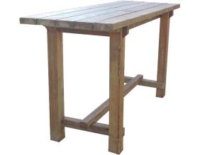 Table mange debout en pin XXL