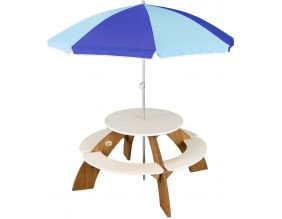 Table de pique-nique enfant avec parasol Orion