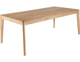 Table repas avec allonge intégrée en chêne Allure