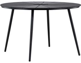 Table de repas extérieure 120 cm San Vito (Noir)