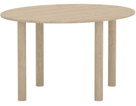 Table de repas ovale 130 x 110 x 75 cm Hilo