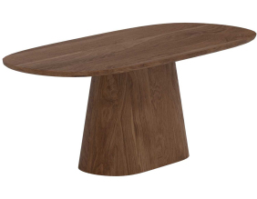Table de repas ovale 200 x 90 cm Stjärnö (Mocca)