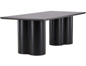 Table de repas rectangulaire 210 x 100 cm Olivia (Noir)