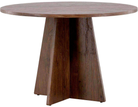 Table de repas ronde ⌀110 cm Bootcut (Mocca)
