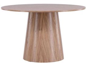Table repas ronde 120 cm Lanzo (Marron)