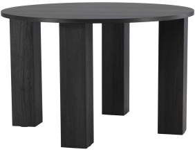 Table de repas ronde en MDF Juno 120 x 75 cm