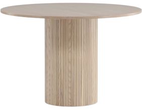 Table ronde en MDF Bianca 110 cm (Naturel)