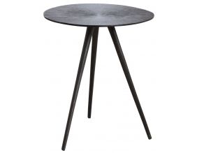 Table ronde métal zinc antique (Diamètre 40cm)