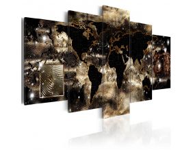 Tableau - Continents and stars (200x100)