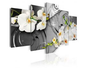 Tableau - Milky orchids (200x100)