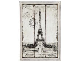 Tableau en bois Paris (Tour Eiffel)