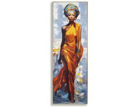 Tableau décoratif en toile Daphne 52 x 4.5 x 152 cm