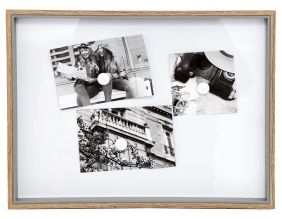 Tableau magnétique avec 5 magnets (41 x 31 cm)