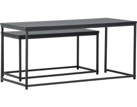 Tables gigognes en MDF et acier Staal