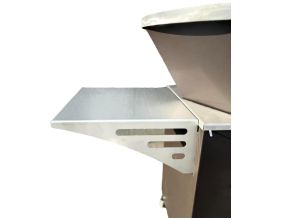 Tablette latérale en inox pour barbecue brasero Classique
