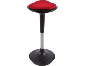 Tabouret de bar rond ergonomique Ama (Rouge)