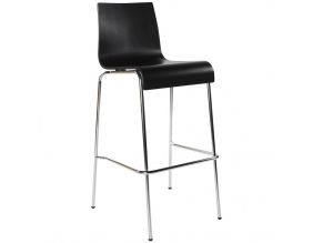 Tabouret de bar empilable Cobe (Noir)
