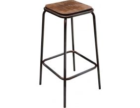 Tabouret de bar style écolier