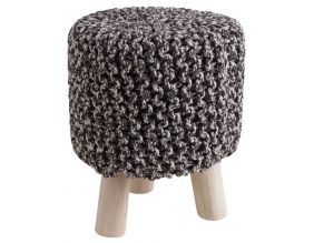 Tabouret bas en coton