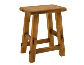 Tabouret en bois recyclé