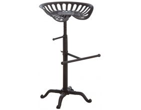 Tabouret haut en fonte
