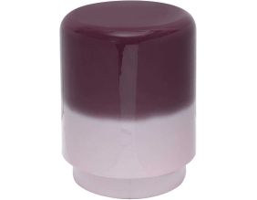 Tabouret en métal bicolore Borrar (Mauve et lavande)