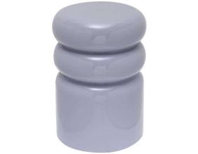 Tabouret en métal brillant Almirante (Violet)