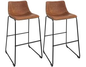 Tabourets de bar en polyuréthane Stan (Lot de 2)