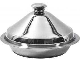 Tajine en acier inoxydable tous feux 24 cm