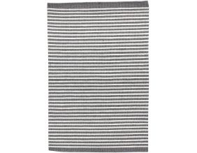 Tapis antidérapant à rayures 40 x 60 cm (Gris)