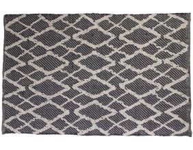 Tapis berbère en relief 60x90 cm (Fond noir)