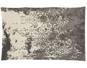 Tapis en coton délavé à motifs (90 x 150 cm)