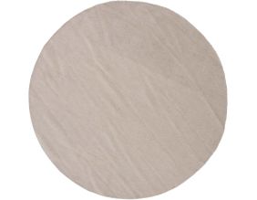 Tapis en coton et laine Jaipur beige (Diamètre 200 cm)