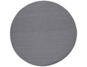 Tapis en coton et laine gris clair Jaipur (Diamètre 200 cm)