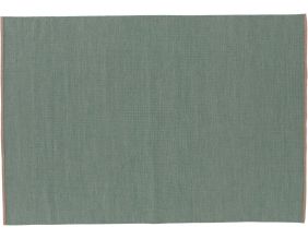 Tapis en coton et laine vert olive Jaipur (300 x 200 cm)