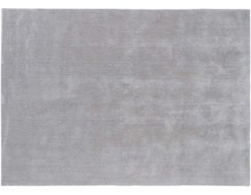 Tapis en coton et polyester effet viscose argent Undra (300 x 200 cm)