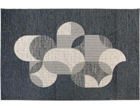 Tapis extérieur Anaya pétrole 200 x 290 cm