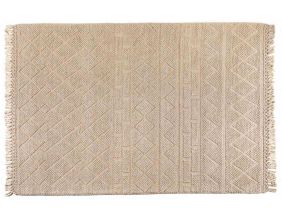 Tapis extérieur en PET Soan neige (170 x 120 cm)