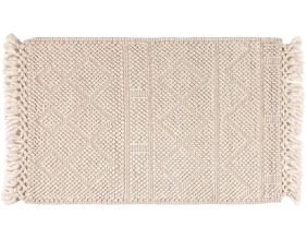 Tapis extérieur en PET Soan neige (90 x 60 cm)