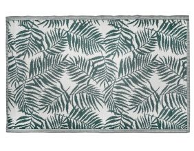 Tapis d'extérieur en polypropylène 120 x 180 cm (Exotique - Vert)