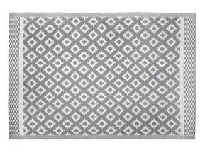 Tapis d'extérieur en polypropylène 120 x 180 cm (Maya - Gris)