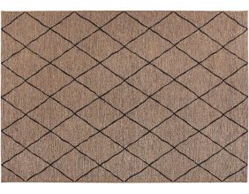 Tapis extérieur en polypropylène Allan naturel (290 x 200 cm)
