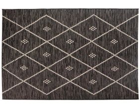 Tapis extérieur en polypropylène Asma tonnerre (120 x 170 cm)